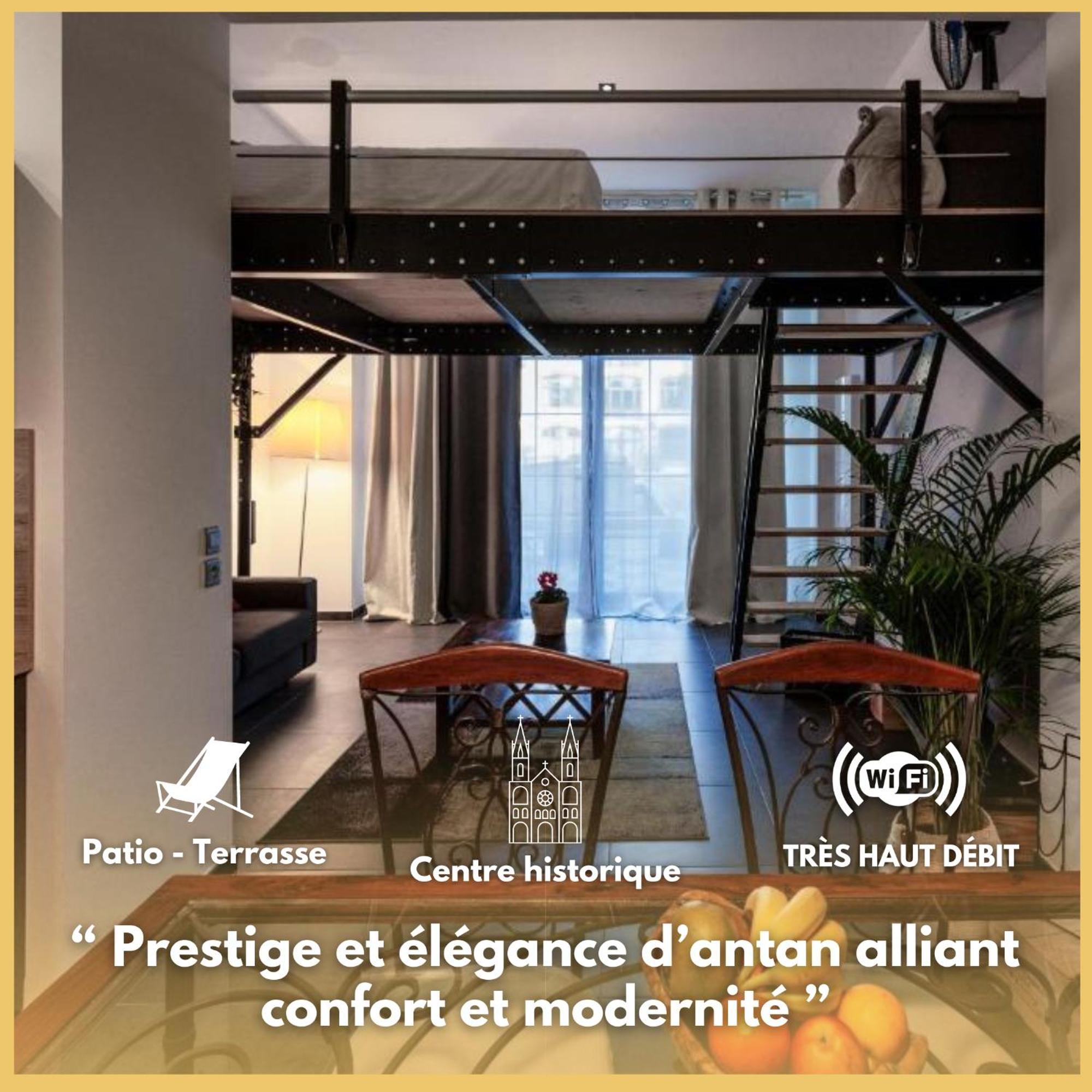 Manhattan Loft - Centre - 5 Mn A Pied Gare - Parking Prive - Patio Troyes Exterior foto